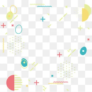 小清新孟菲斯矢量图片