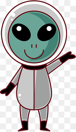 世界航天日外星宇航员,免抠元素