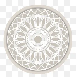 蓝色防伪团花(2133*2133px)