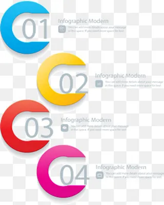 矢量手绘PPT标签