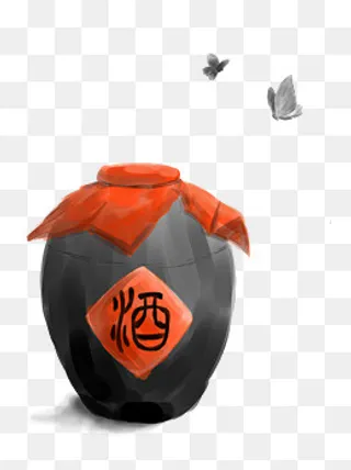 卡通酒坛子PNG下载