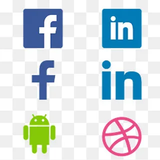 矢量通讯软件安卓篮球INS脸书,免抠元素