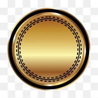 高档金色标签素材,免抠元素