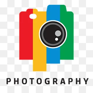 可爱彩色相机矢量图,免抠元素