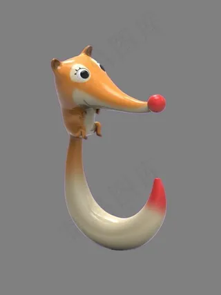 卡通矢量三维动物字母PNG图,免抠元素艺术字