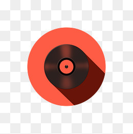 CD光盘扁平化图标,免抠元素