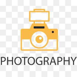 简约可爱黄色相机矢量图,免抠元素