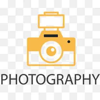 简约可爱黄色相机矢量图,免抠元素