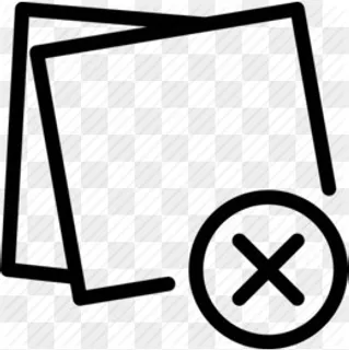 黑色简洁清除缓存文件夹图标,免抠元素