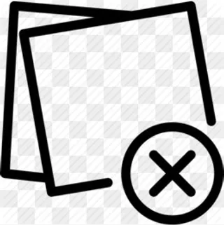 黑色简洁清除缓存文件夹图标,免抠元素