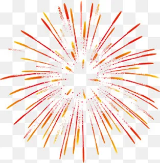 春节美丽红色烟花,免抠元素 春节美丽红色烟花,免抠元素