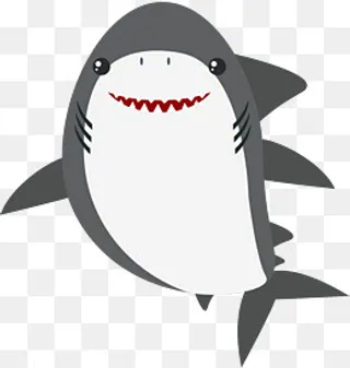 世界海洋日可爱鲨鱼,免抠元素