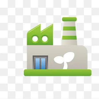 绿色工厂,免抠元素