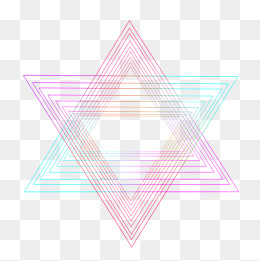 线条不规则图形星星