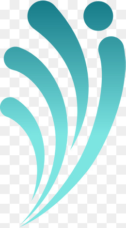 海浪元素标识设计,免抠元素