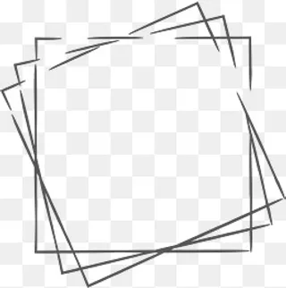 简约多边形线条标签,免抠元素