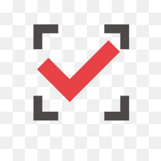 红色对勾图标,免抠元素