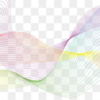 线条设计艺术线条组合,免抠元素