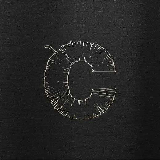 金属纹理质感抖音故障风艺术字菜鸟图库C(2000X2000(DPI:150))psd模版下载