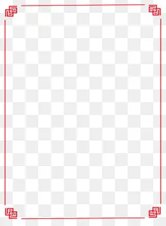 红色中国风边框 古画边框,免抠元素