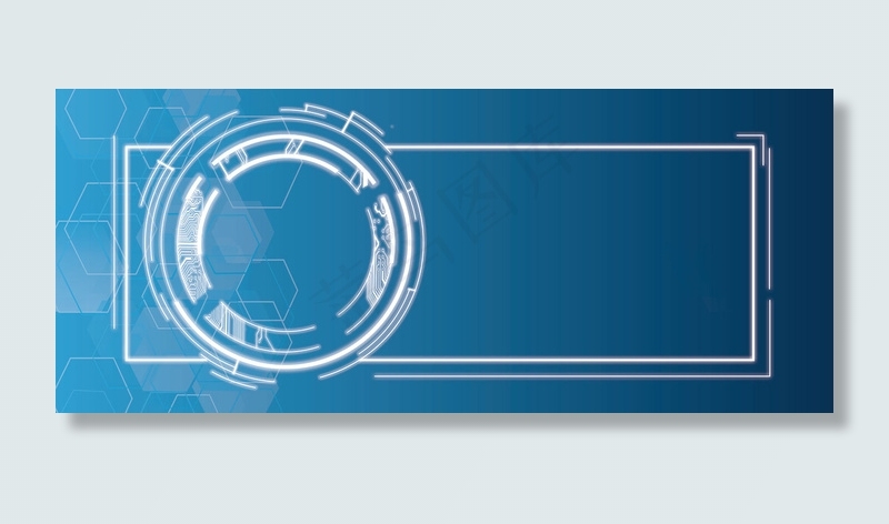 简约扁平化蓝色渐变商务技术海报背景背景图片素材