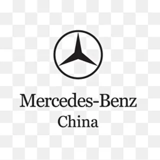 黑色奔驰logo标志,免抠元素