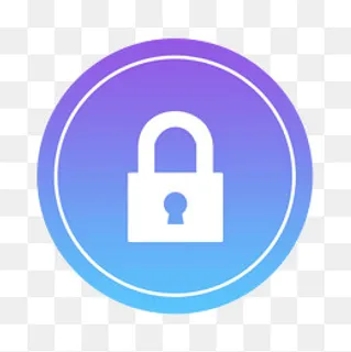 紫色渐变常用账户管理手机图标,免抠元素