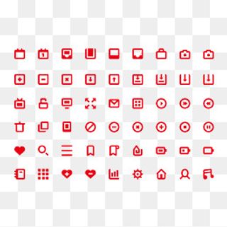 54个免费矢量图标,免抠元素