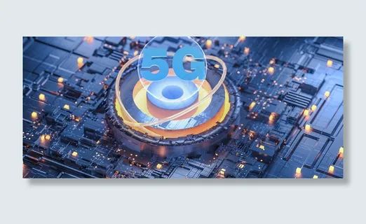 C4D科技商务电信通讯5G电商广告背景背景图片素材