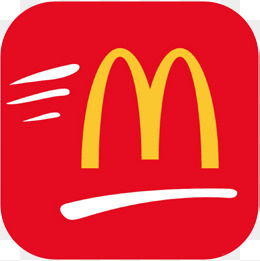手机麦当劳麦乐送美食佳饮app图标,免抠元素