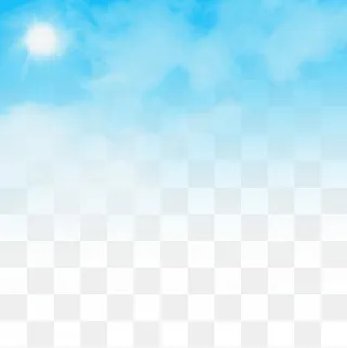 清新蓝天白云矢量元素,免抠元素