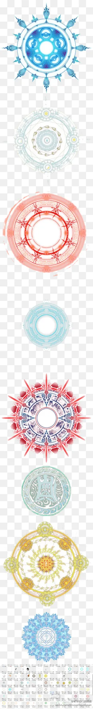 图案 圆,免抠元素