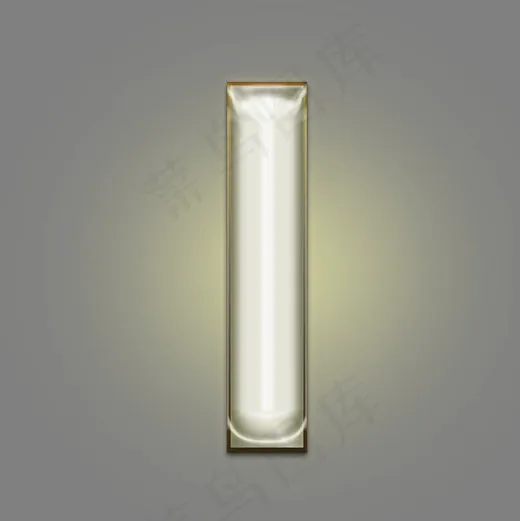金色镏金光效PSD字母I(3000*3000px)psd模版下载