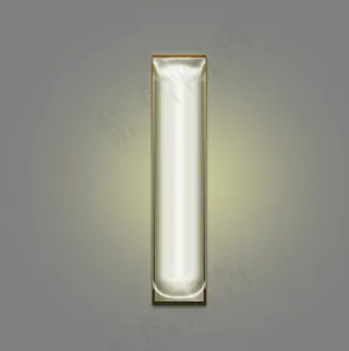 金色镏金光效PSD字母I