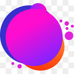 卡通圆形电商促销标签