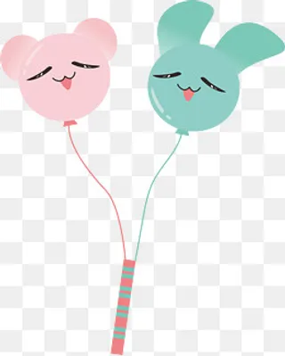 儿童节主题气球礼物,免抠元素