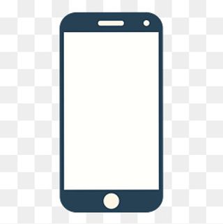 黑白色的手机模型,免抠元素