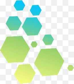 五边形渐变图案,免抠元素(2150*2407px)ai矢量模版下载