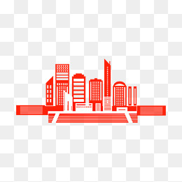 矢量手绘卡通建筑,免抠元素