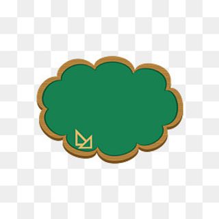 卡通教育黑板气泡