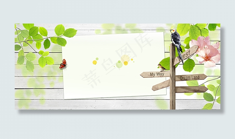 春天几何纹理白色banner背景背景图片素材,背景元素