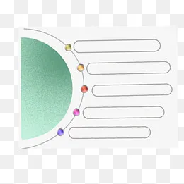 淡绿色半圆形渐变色彩PPT(2000*2000px)psd模版下载