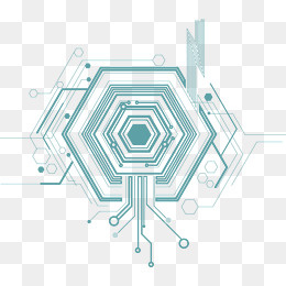 不规则科技创新创意线条圆圈图案,免抠元素