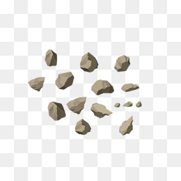 手绘碎石,免抠元素