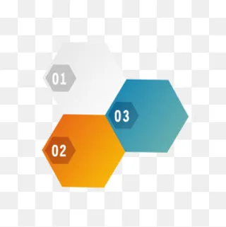 PPT几何流程图,免抠元素