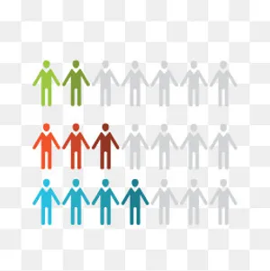 商业层级关系图,免抠元素