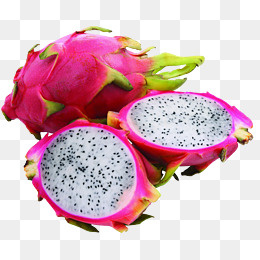 白心切开的火龙果,免抠元素