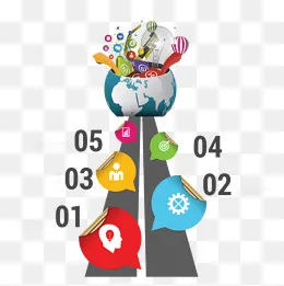 金字塔PPT板块(1024*1024px)