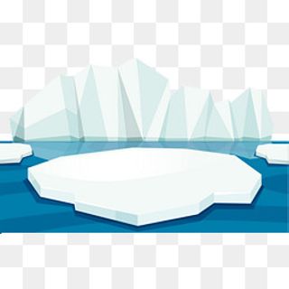 世界海洋日冰川海洋,免抠元素