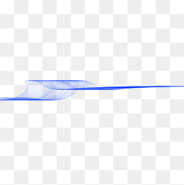 线条不规则图蓝色线卷,免抠元素